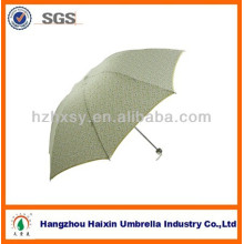 Pongé Tissu Brolly Chaud 3 Pliable Unbrella